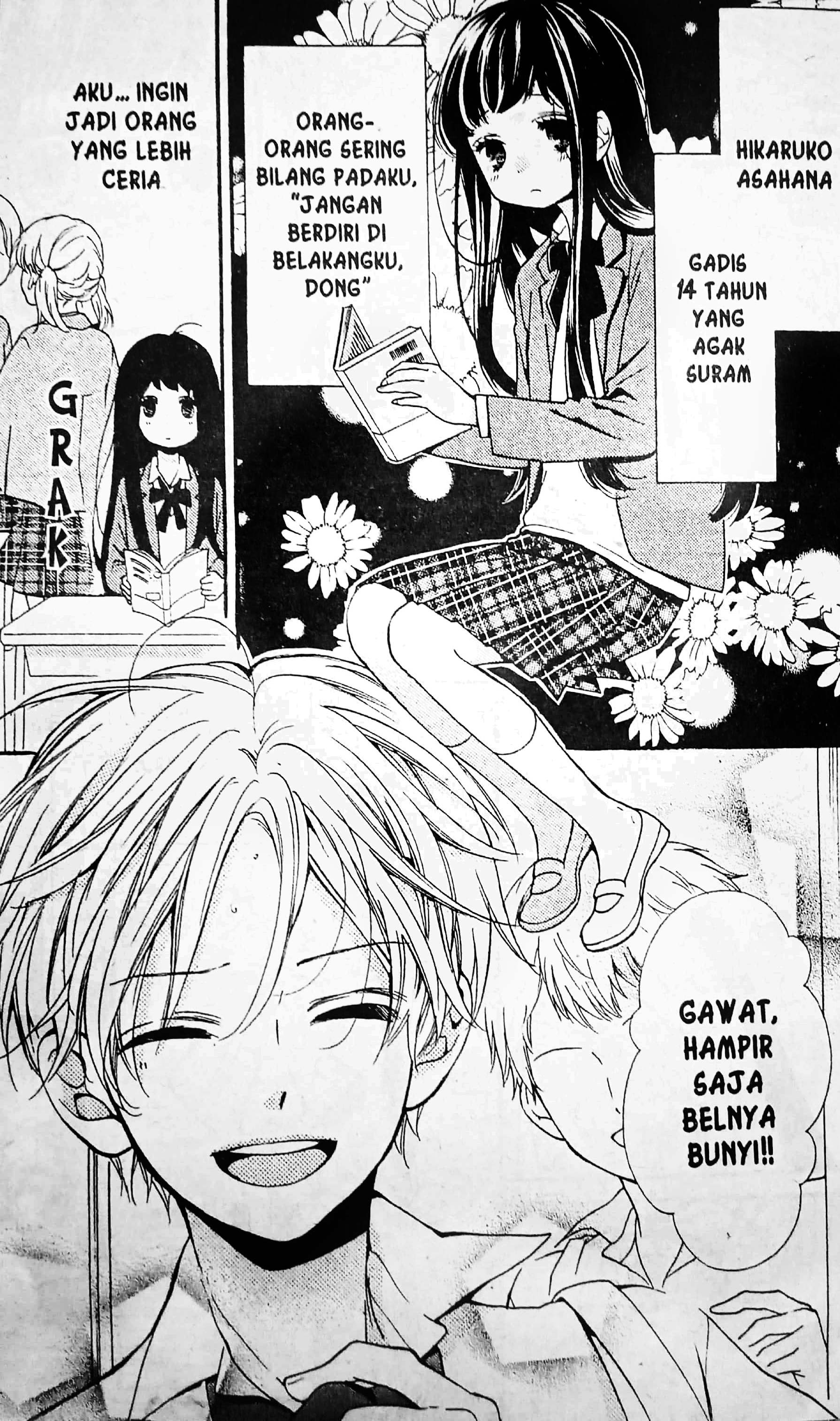 Ushiro no Hikaruko-chan Chapter 01.1 Gambar 6